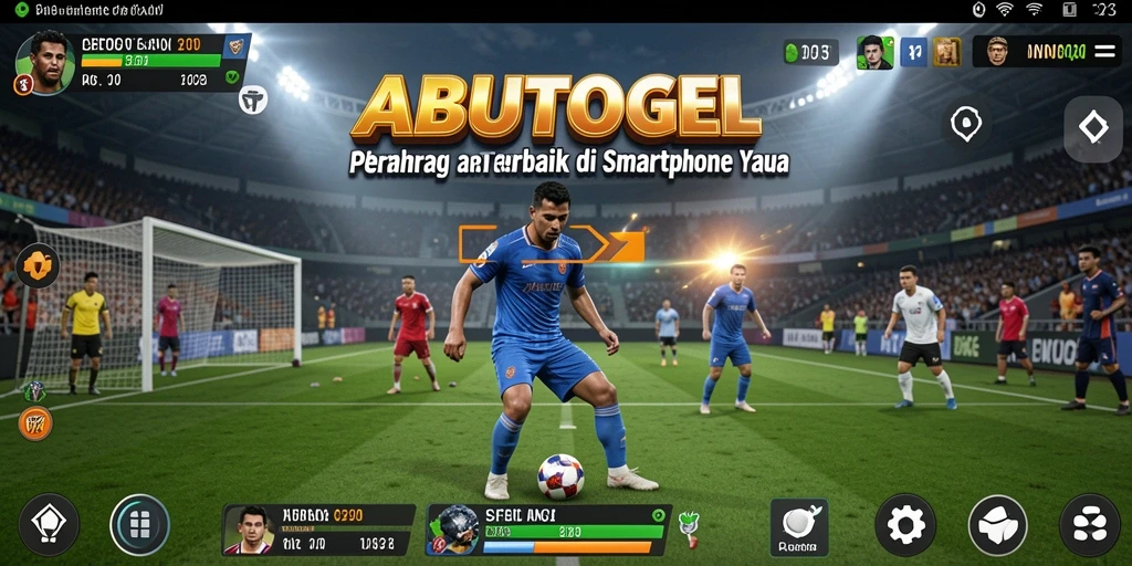Tampilan seru dari gameplay olahraga ABUTOGEL.