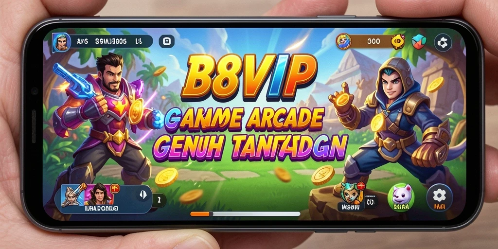 Tampilan gameplay seru dari B8VIP dengan berbagai level menarik.