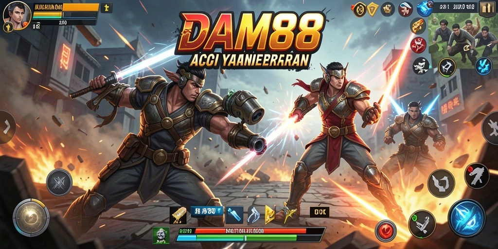 Tampilan menarik dari gameplay DAM88 dengan aksi seru dan karakter yang dinamis.