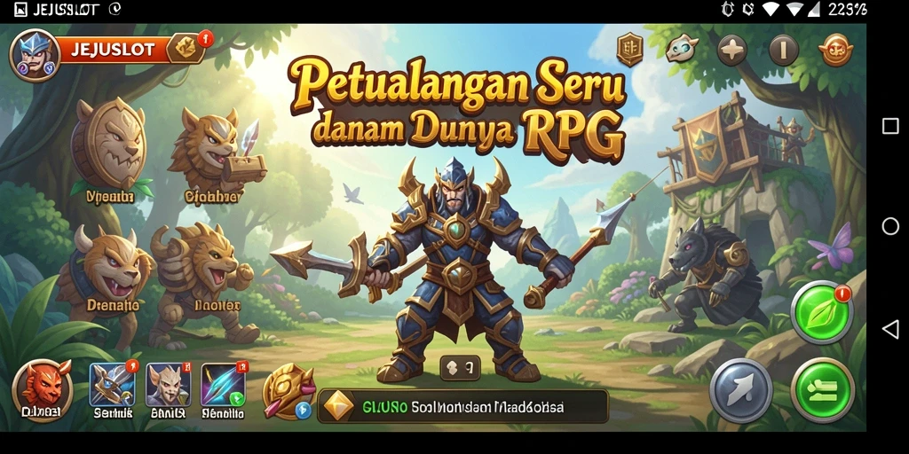 Gameplay seru dalam dunia fantasi yang menantang.