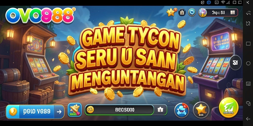 Screenshot OVO88 menampilkan gameplay Tycoon yang seru dan interaktif.