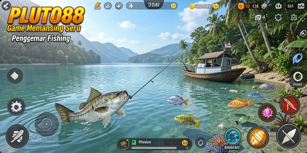 Gameplay menyenangkan di PLUTO88 dengan pengalaman memancing realistis.