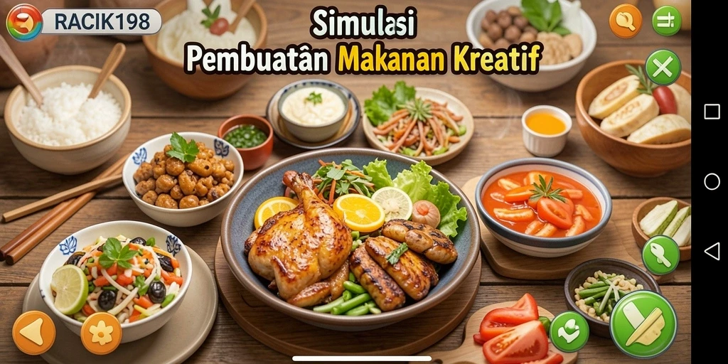 Gameplay menarik dari RACIK198 yang menyajikan simulasi memasak.