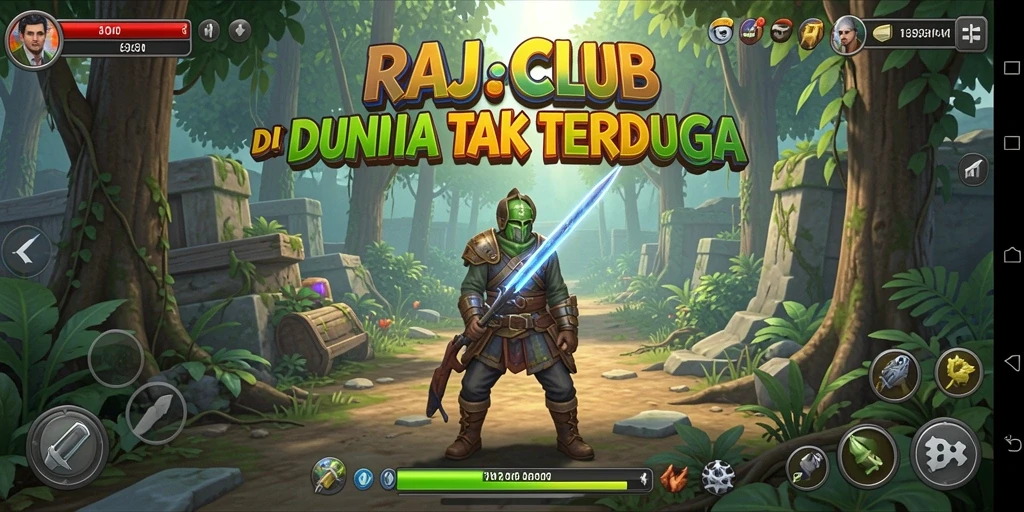 Tampilan gameplay RAJACLUB yang penuh aksi dan petualangan.