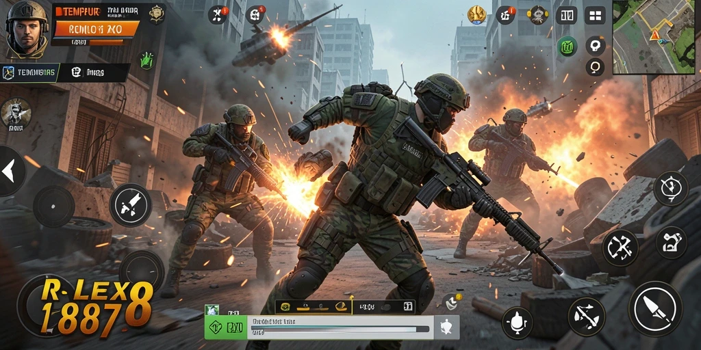 Tampilan gameplay seru dan strategis di ROLEX878.