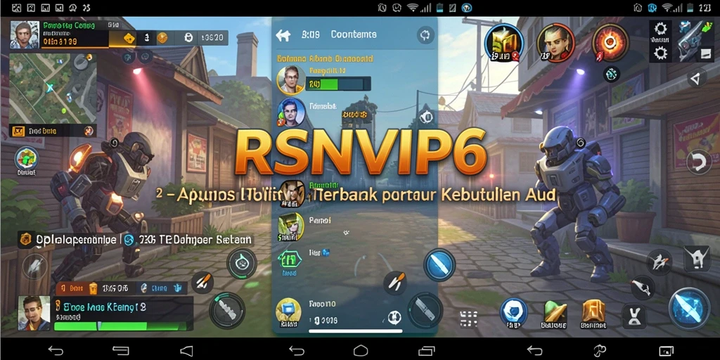 Tampilan antarmuka utama RSNVIP6 dengan berbagai fitur Utility.