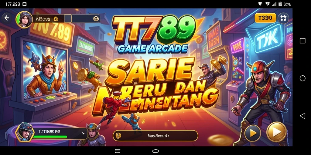 Tampilan menarik dari gameplay Arcade TT789 yang penuh warna.