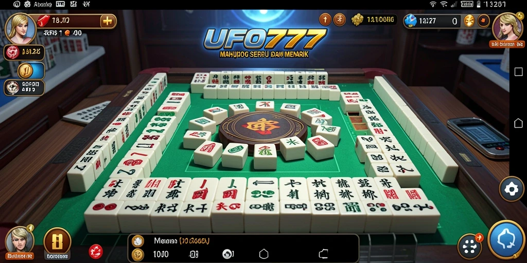 Tangkapan layar dari gameplay menantang di UFO777 Mahjong.